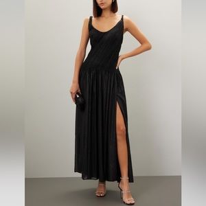 🖤NWOT RENE RUIZ COLLECTION HAND DRAPED BLACK GOWN 12 / 14 XL 🖤